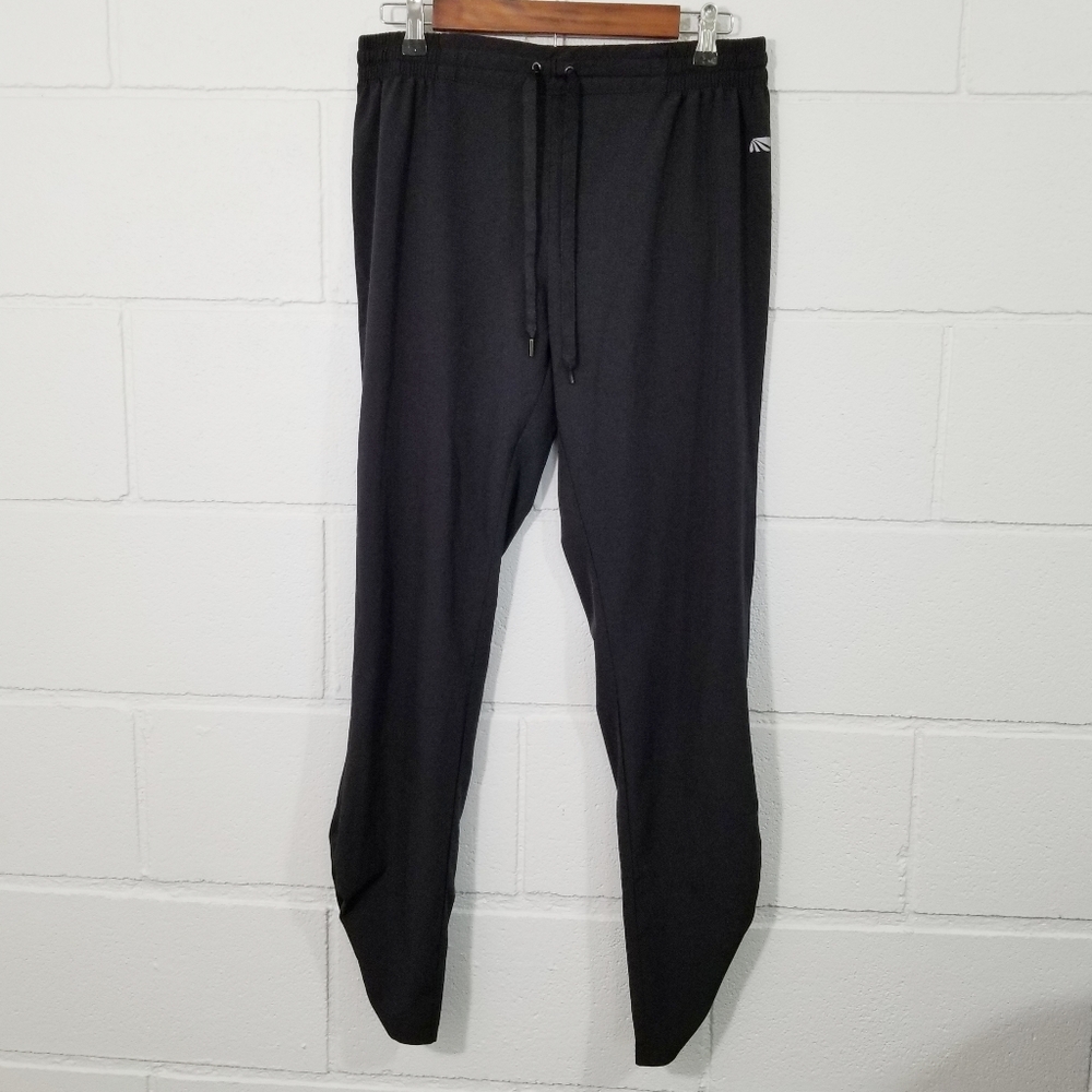 Marika Black Drawstring Yoga Pants